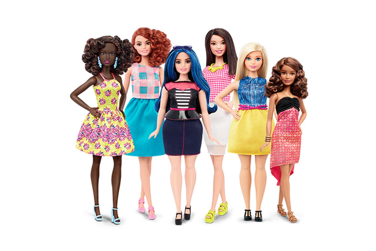 La gamma della nuova Barbie - fonte internet