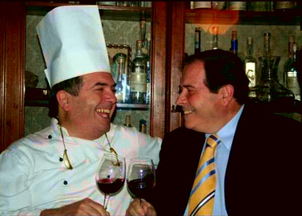 Lino Gagliardi, cucina e natura - nella foto d'archivio con suo fratello Angelo.
